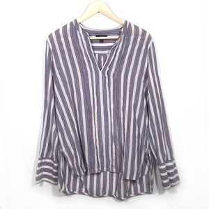 Size 12 J. Crew Popover Tunic in Muslin Stripe